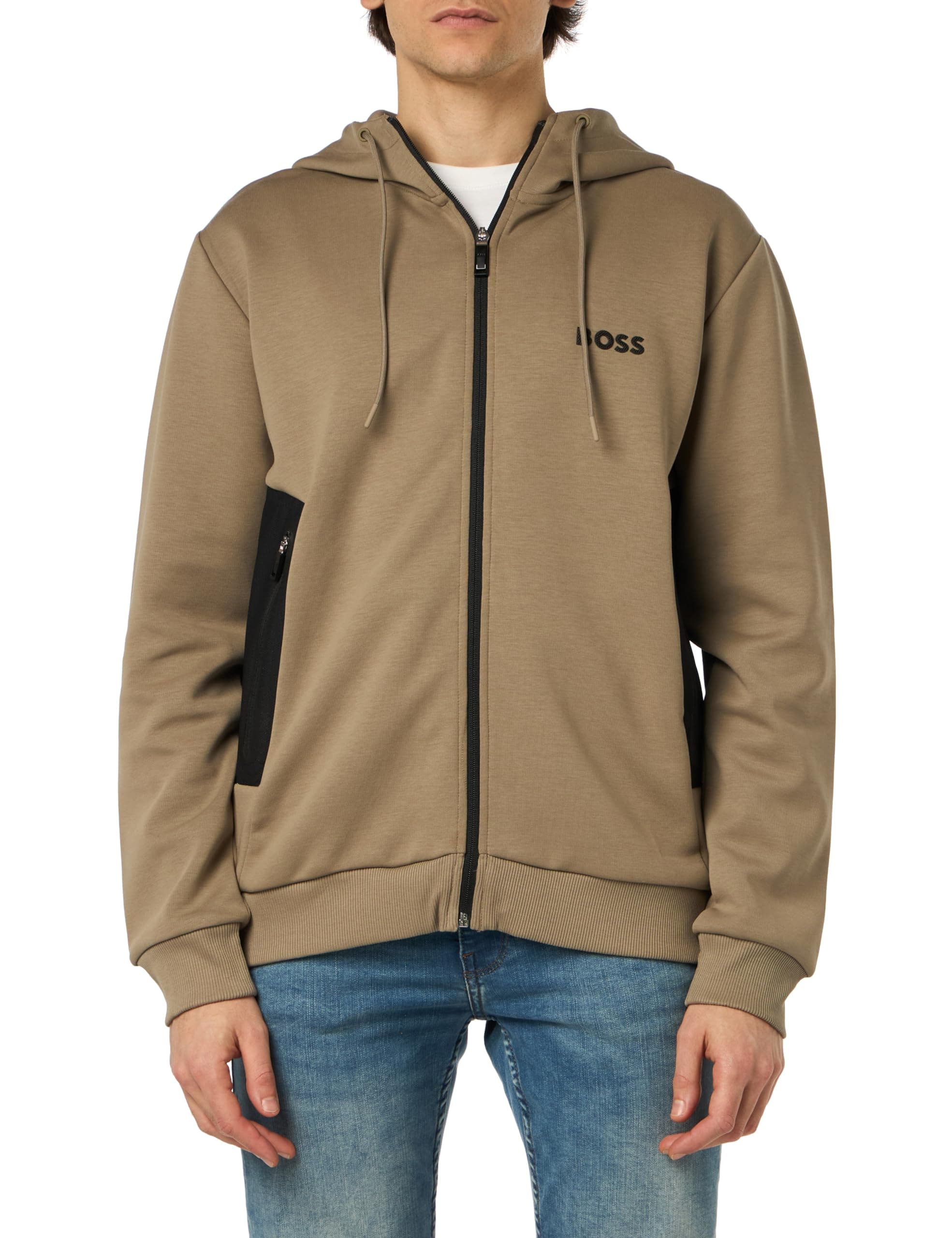 🌟 Mega Deal: BOSS Herren Saggy 1 Kapuzenjacke aus Baumwoll-Mix 🌟