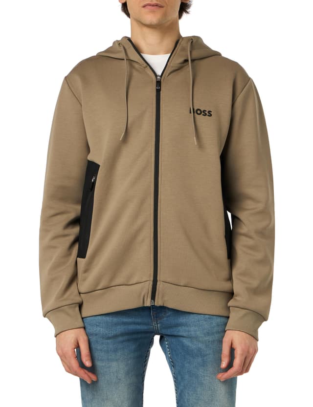 🌟 Mega Deal: BOSS Herren Saggy 1 Kapuzenjacke aus Baumwoll-Mix 🌟