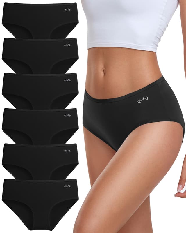 coskefy Unterhosen Damen - 6er Pack Slips Damen Baumwolle 😍🌟