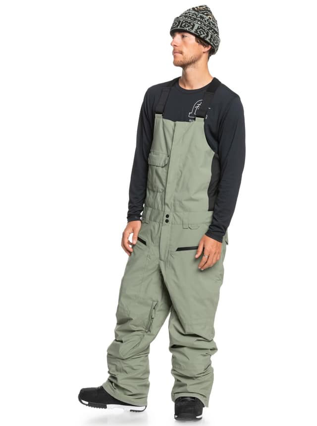 Schnäppchen! Quiksilver Herren Utility Bib Pants S Sea Spray 🌊