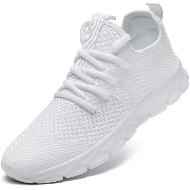 ZGPWZWL Laufschuhe Herren Schuhe Sneakers Sportschuhe Straßenlaufschuhe Turnschuhe 49 EU Weiß 🏃‍♂️