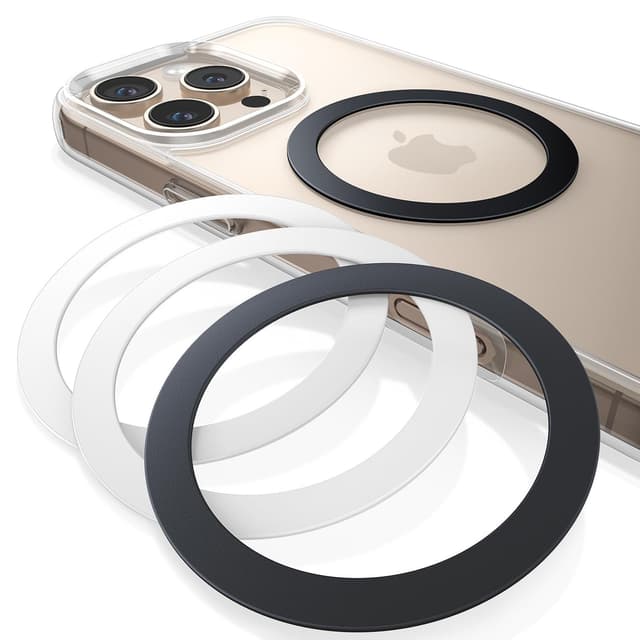 Lamicall 4 Stück für MagSafe Ring Aufkleber Metallring - Stabil & Ultradünn 📱🔒
