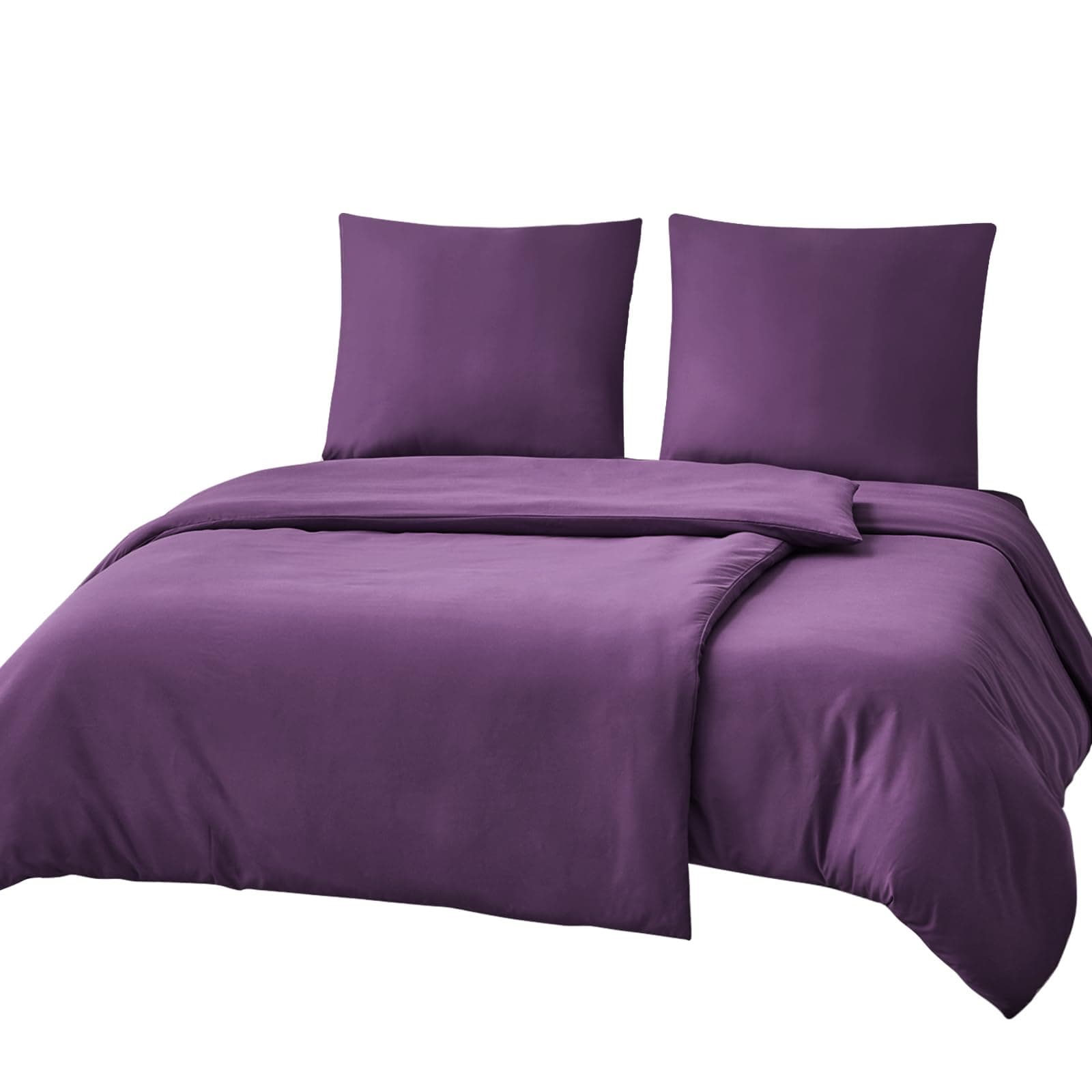 RUIKASI Bettwäsche 135x200 4teilig Purple - Lila Bettwäsche-Sets 🛏️🌟