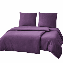 RUIKASI Bettwäsche 135x200 4teilig Purple - Lila Bettwäsche-Sets 🛏️🌟