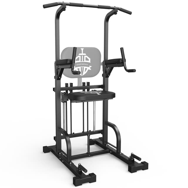 Sportsroyals Power Tower Dip-Station Klimmzugstange für das Heim-Fitnessstudio 🏋️‍♂️