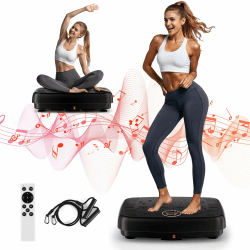 MOSUNY Vibrationsplatte 2025 - Verbesserte Vibrationsplatte mit Doppelmotoren 🏋️‍♂️