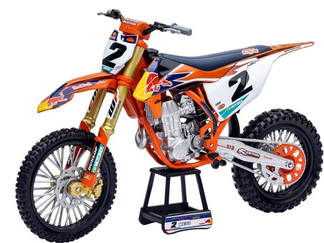 🔥 Reduzierter Preis! New Ray 1:10 Red Bull KTM 450 SX-F Cooper Webb 2 Spielzeug Modell