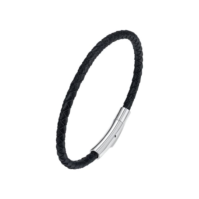 🎁 Viwind Echt Leder Armband für Herren und Damen 4mm breit geflochten 🎁