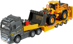 🚚 Majorette - Volvo Baustellen-Truck mit Radlader Spielzeug-LKW 🏗️