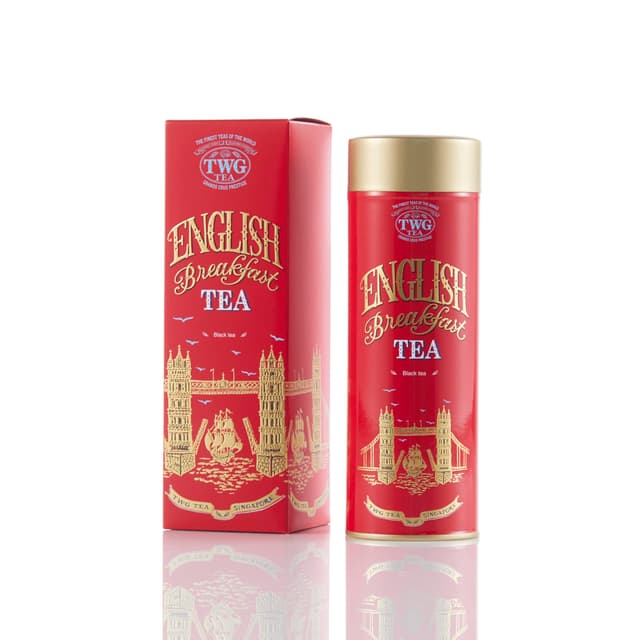 TWG Tea | English Breakfast Tea | Schwarzer Tee | Vollmundig Mit Blumigen Untertönen | Haute Couture Dose, 110G | Geschenkset 🌺☕️