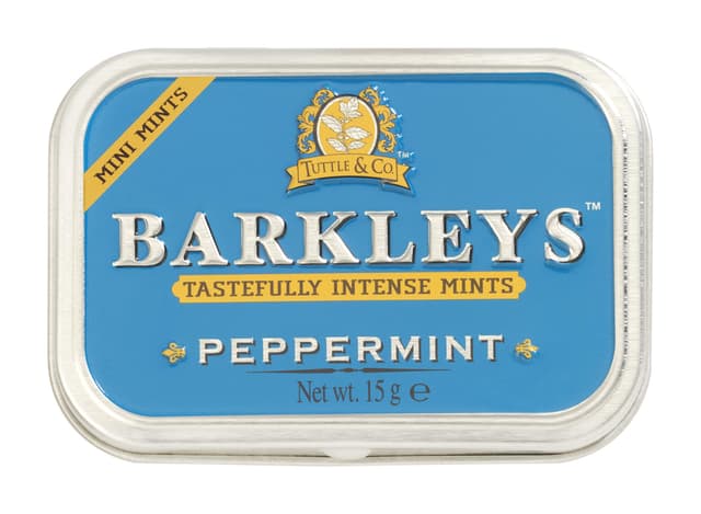 🌿 Barkleys Mini Mints - Peppermint, 12 tins, 12er Pack (12 x 15 g) 🍬