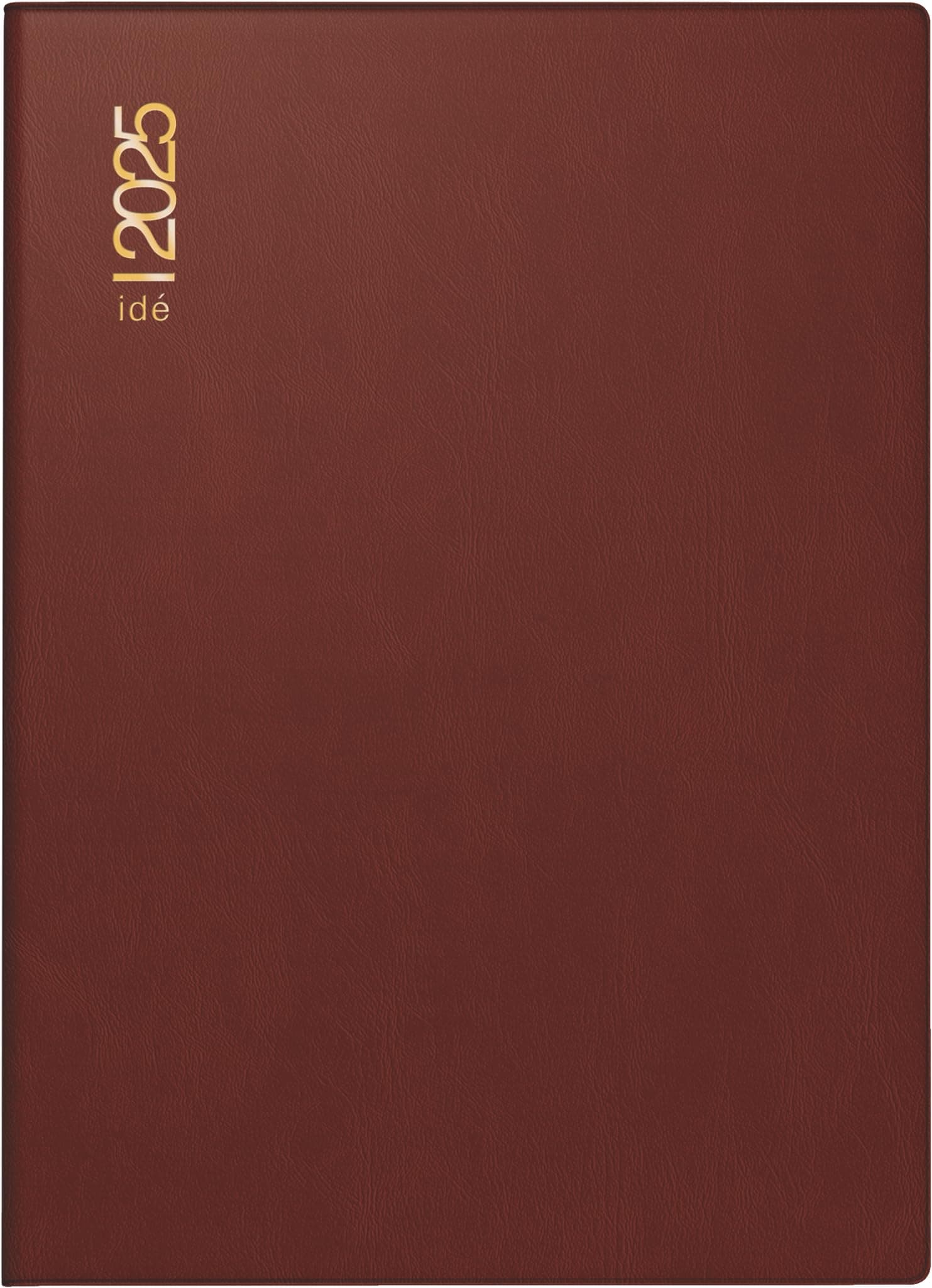 Rido/Idé Taschenkalender Mod. Perfect/Technik I 2025 | A6, Kunststoff, bordeaux 📅📚