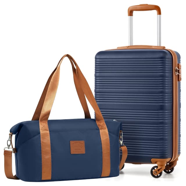 🧳 COOLIFE Handgepäck Koffer Set - Für Ryanair Handgepäck mit 4 Spinner-Rädern und TSA-Schloss