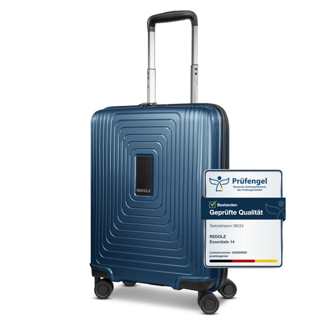 REDOLZ Hartschalen Handgepäck-Koffer | Kleiner Trolley 40 x 20 x 55 cm ✈️