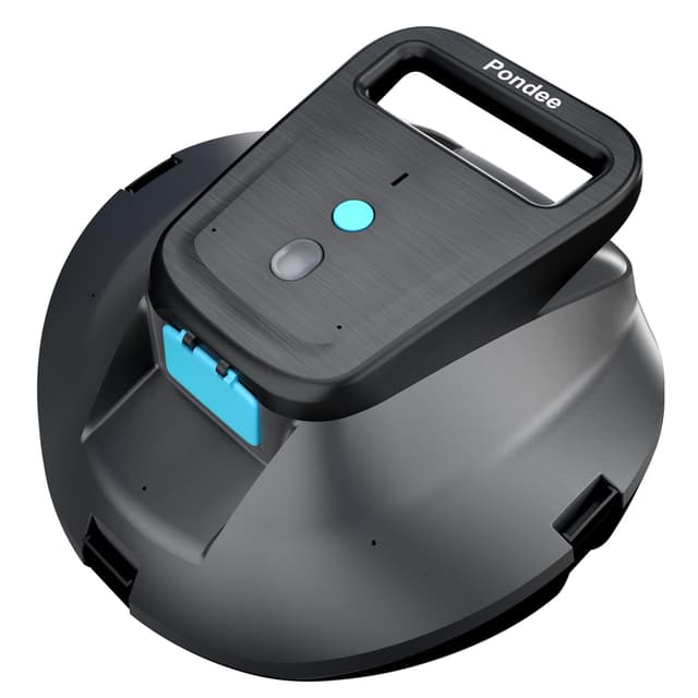 🏊‍♂️🤖 Pondee X1 Poolroboter | Akku Poolsauger mit 120 Min Laufzeit | Mattschwarz