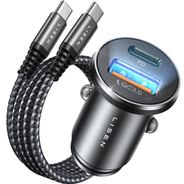 🔋 LISEN 54W Zigarettenanzünder USB C PD&QC3.0 Auto Ladegerät 🚗