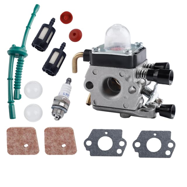 Vergasersatz für STIHL C1Q-S97 FS38 FS55R FS55 FS45 FS46 KM55R HL45 HS45 FS45L FS45C FS46C FS55C FS55RC FC55 Kompletter Satz Vergaserzubehör im Lieferumfang enthalten(13er-Set) 🛠️🔧