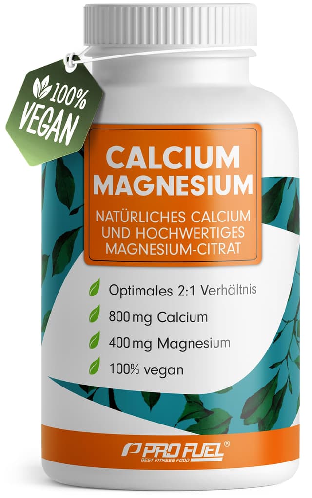 🔥 Angebot: Calcium & Magnesium 180 Kapseln - Hochdosiert & Bioverfügbar