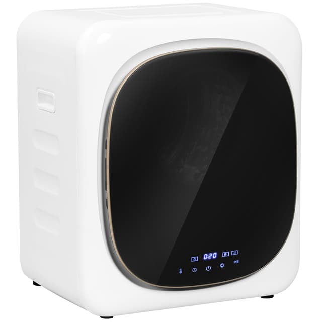 🌟 Super Angebot! HOMCOM Mini Ablufttrockner 4 kg Wäschetrockner mit Desinfektion und Smart Mode 🌟