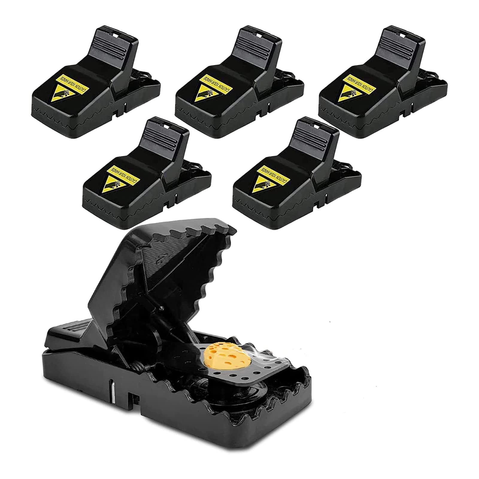 🐭🔨 T stdclass Mäusefalle 6er Set Mausefalle - Wiederverwendbar Schlagfalle Profi Rattenfalle Mouse Trap 🏡🌿