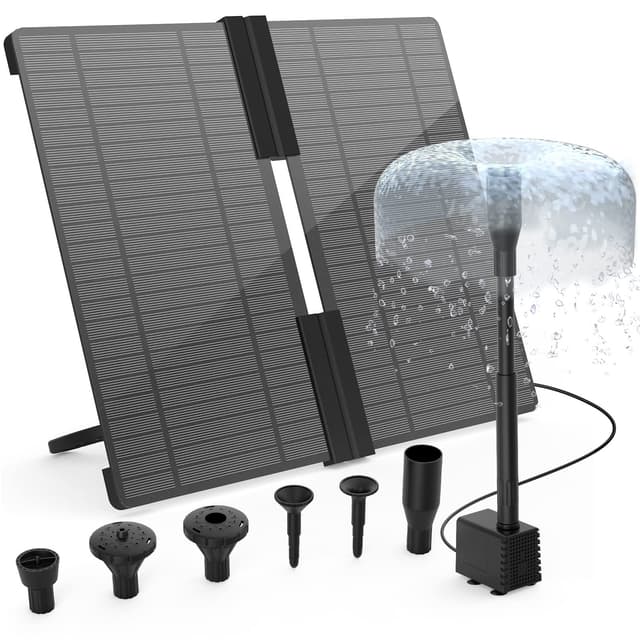 🌞🌿 AISITIN 20W Solar Springbrunnen - Neuestes Upgrade 2024 🌊🪴