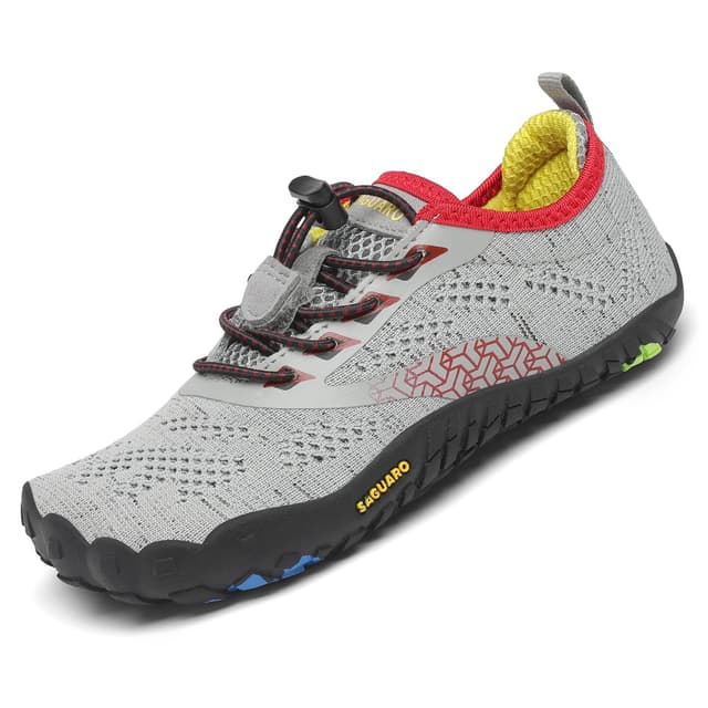 👟 SAGUARO Kinder Barfußschuhe Schnell Trocknend Badeschuhe, 24-36 EU 36 EU Grau - Nur 34.39€!