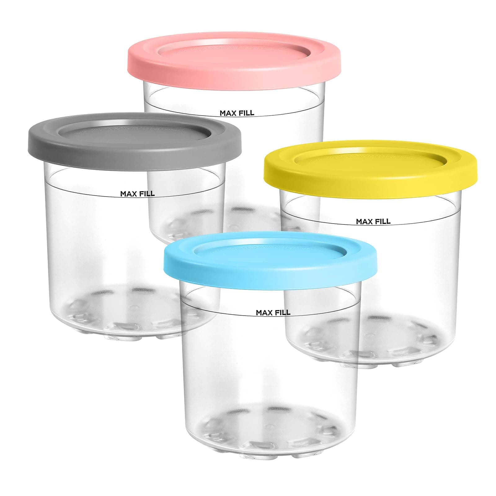 🍨🍦 Vione Creami Behälter für Ninja Creami NC300EU, 4 Stück 🍧🥤