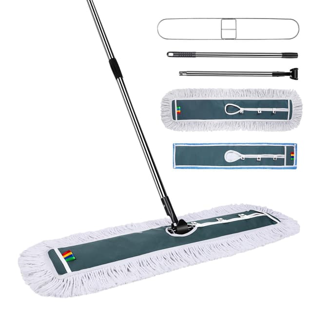Masthome 105cm Breit Bodenwischer | Großer Wischmopp XXL mit Edelstahl Griff