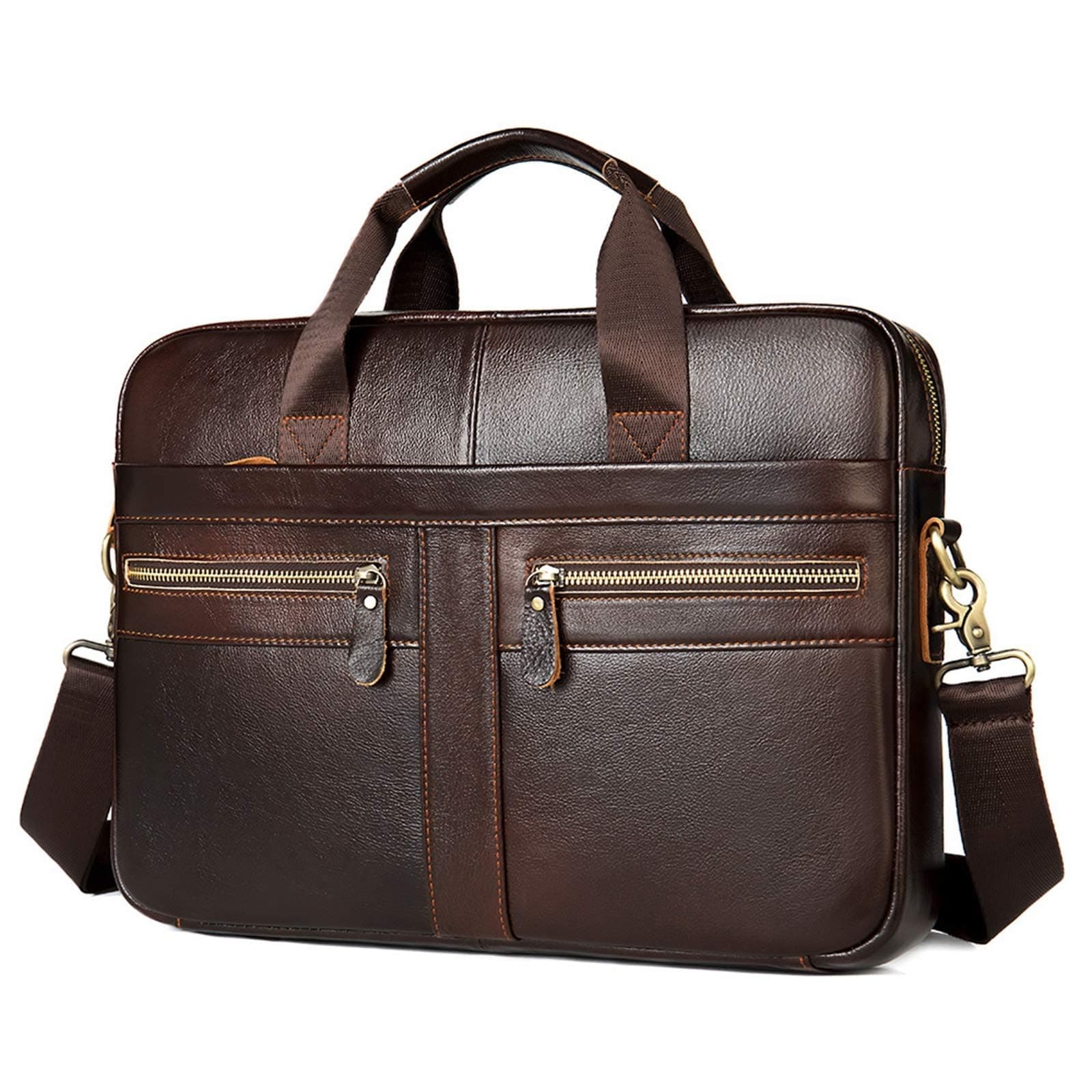 👜👨‍💼 Businesstasche Herren Leder Aktentasche Männer Handtasche Vintage Laptoptasche