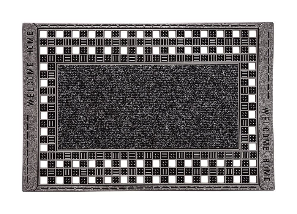 🚗👠 CarFashion 282150 Pur|GridClean XL - Outdoor Fussmatte - Großer Fussabtreter