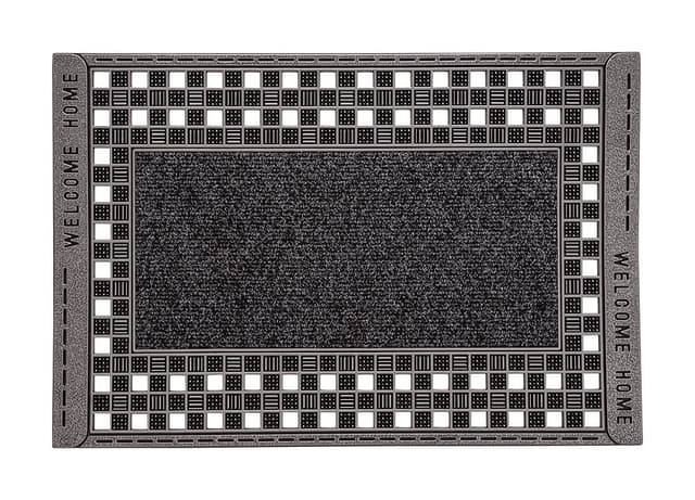 🚗👠 CarFashion 282150 Pur|GridClean XL - Outdoor Fussmatte - Großer Fussabtreter