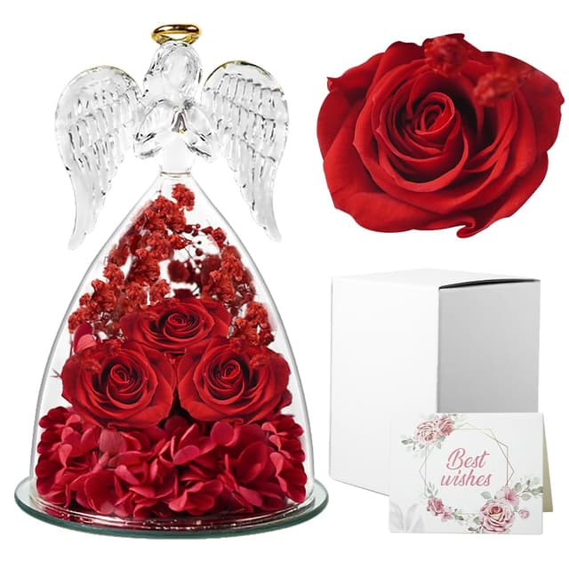 Cynrikah Ewige Rose Engel Geschenke für Frauen 🌹👼