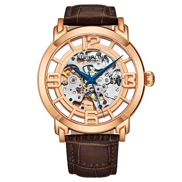 Angebot: Stuhrling Original Skelett-Automatikuhr 🕰️