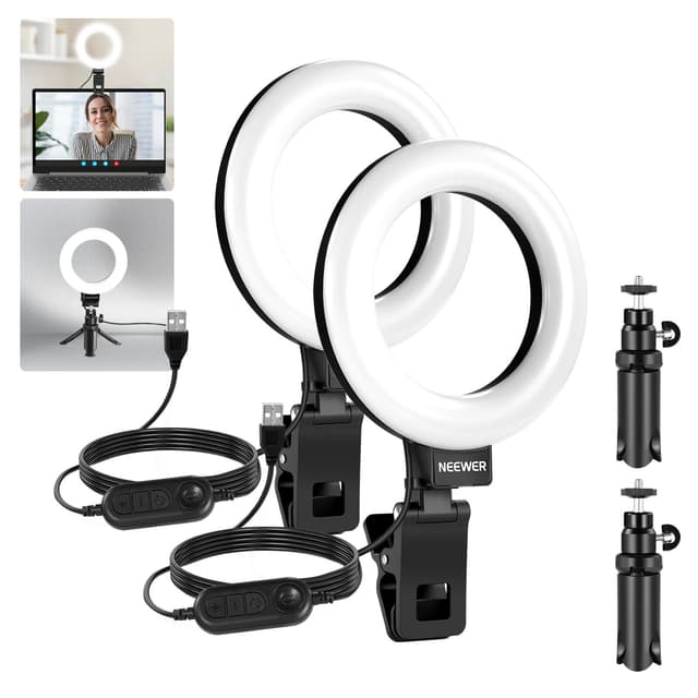 NEEWER Basics 5" Ringlicht für Videokonferenz Beleuchtung 2er Pack 🌟