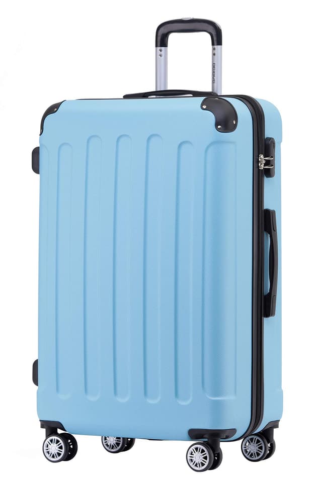 🌟 BEIBYE Zwillingsrollen Hardcase Reisekoffer Koffer Trolleys Hartschale in XL-L-M in 14 Farben