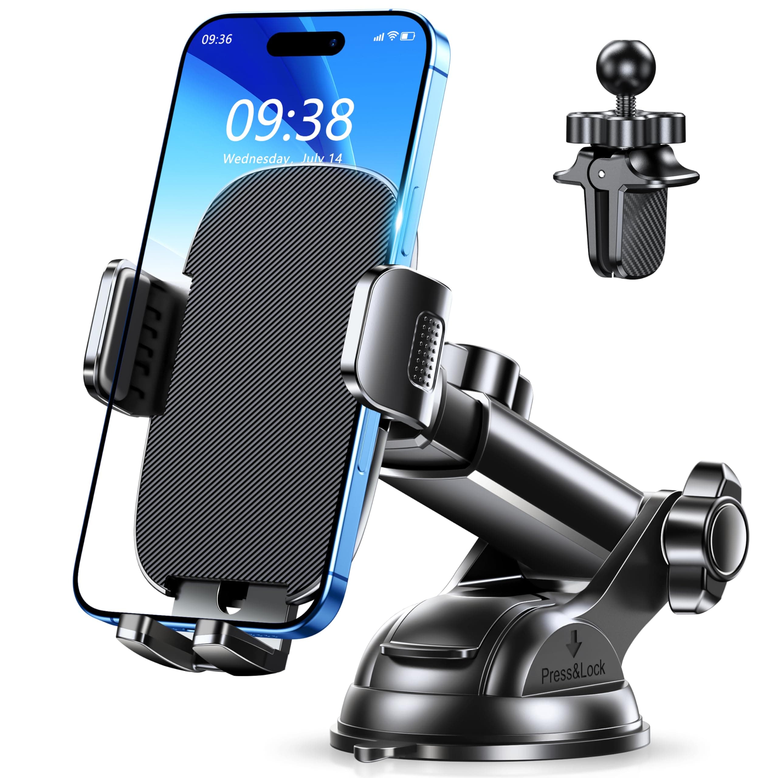 Glangeh 4 in 1 Handyhalterung Auto Saugnapf 📱