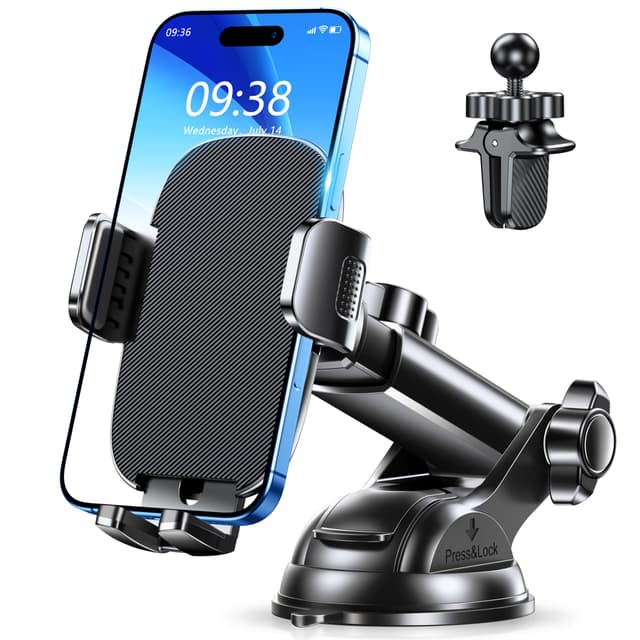 Glangeh 4 in 1 Handyhalterung Auto Saugnapf 📱
