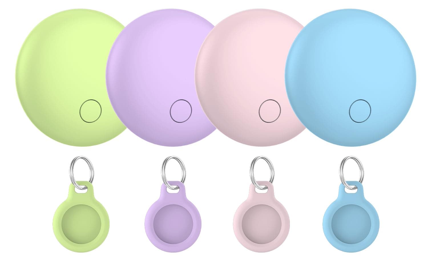 Bluetooth Schlüsselfinder 4er Pack - Smart Tag Tracker für Gegenstände