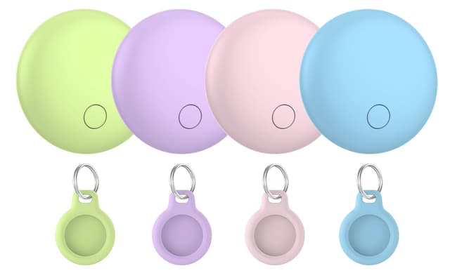 Bluetooth Schlüsselfinder 4er Pack - Smart Tag Tracker für Gegenstände