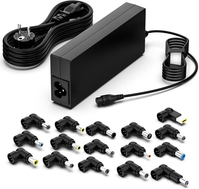 🔌 90W Universal Netzteil Laptop Ladekabel für Lenovo Toshiba HP Acer Asus Dell Sony Notebook Tablets
