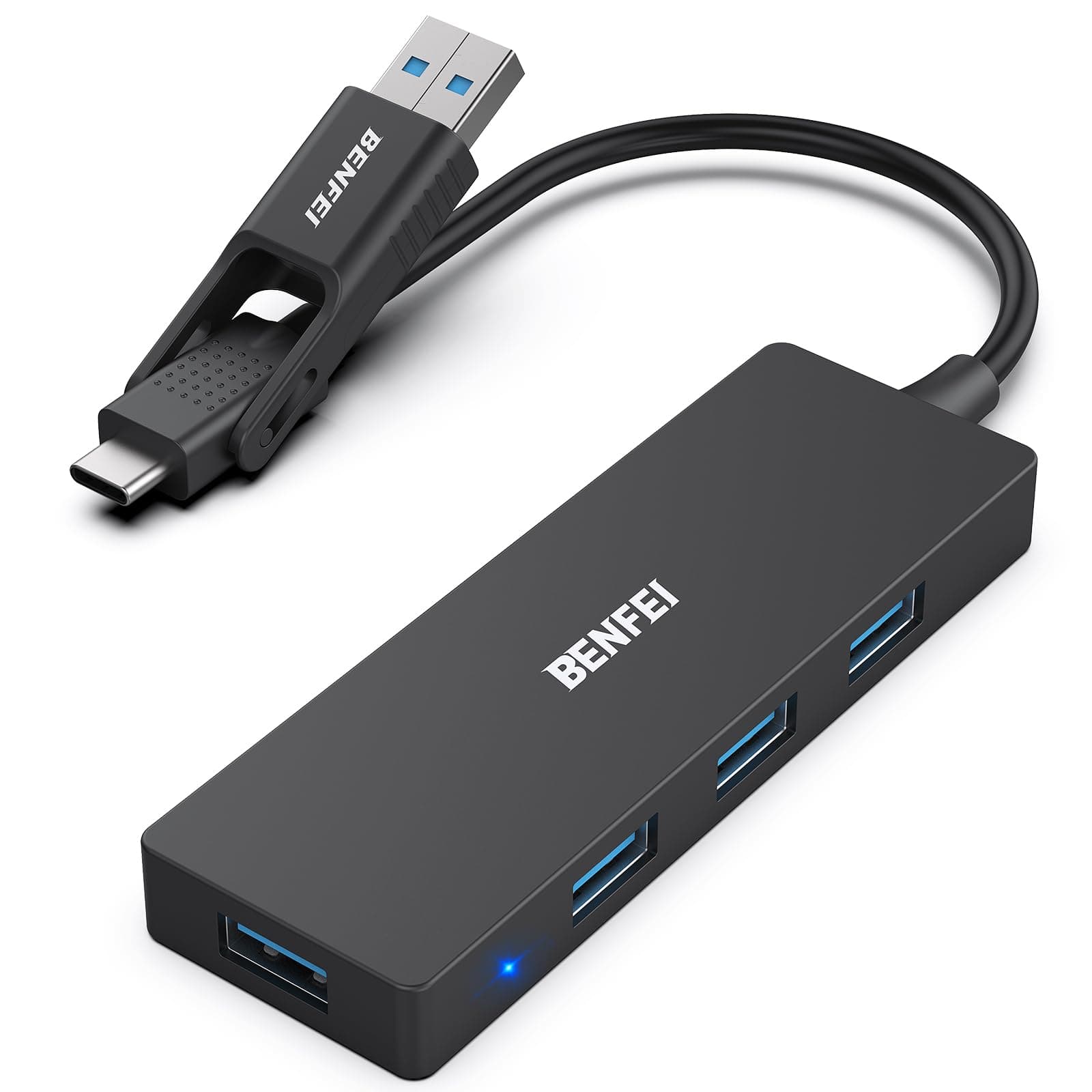 🌟 BENFEI USB 3.0 Hub & USB C Hub 4-Port 🌟