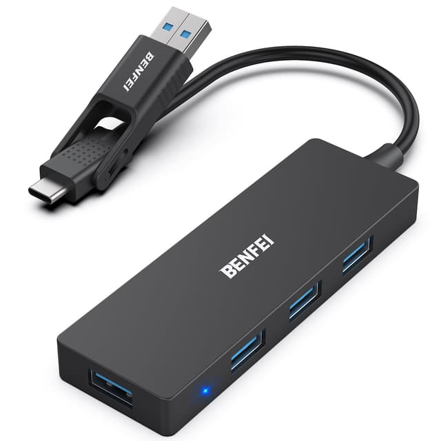 🌟 BENFEI USB 3.0 Hub & USB C Hub 4-Port 🌟