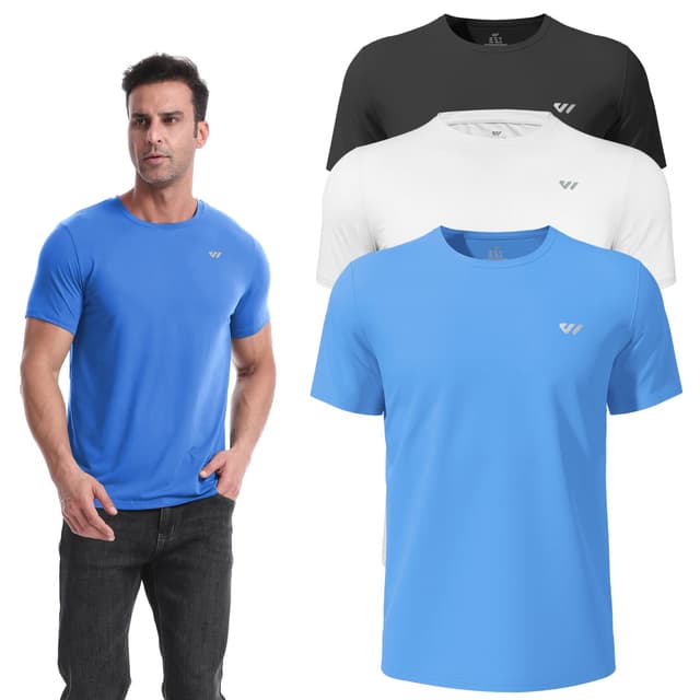 🏃‍♂️👕 3 oder 5er Pack Funktionsshirt Herren Sport Tshirts Kurzarm