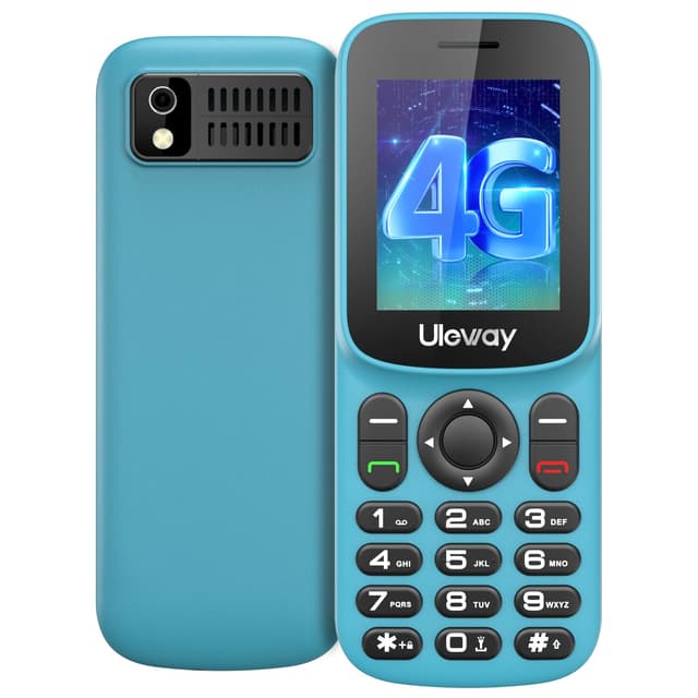 📱 uleway T185 Seniorenhandy | 4G LTE | Dual-SIM | 1,7 Zoll Farbdisplay | Bluetooth | LED-Taschenlampe