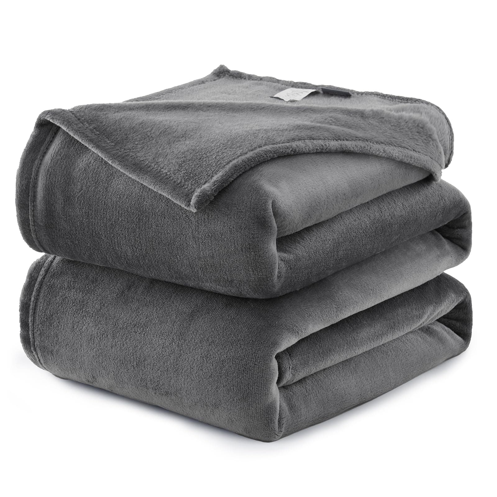 🛋️ WAVVE Kuscheldecke Flauschig Decke Fleecedecke - Sofadecke Grau 220x240 cm Wohndecke Couchdecke Weich, XXL Groß Decke Sofa Leicht 220 x 240 cm Grau