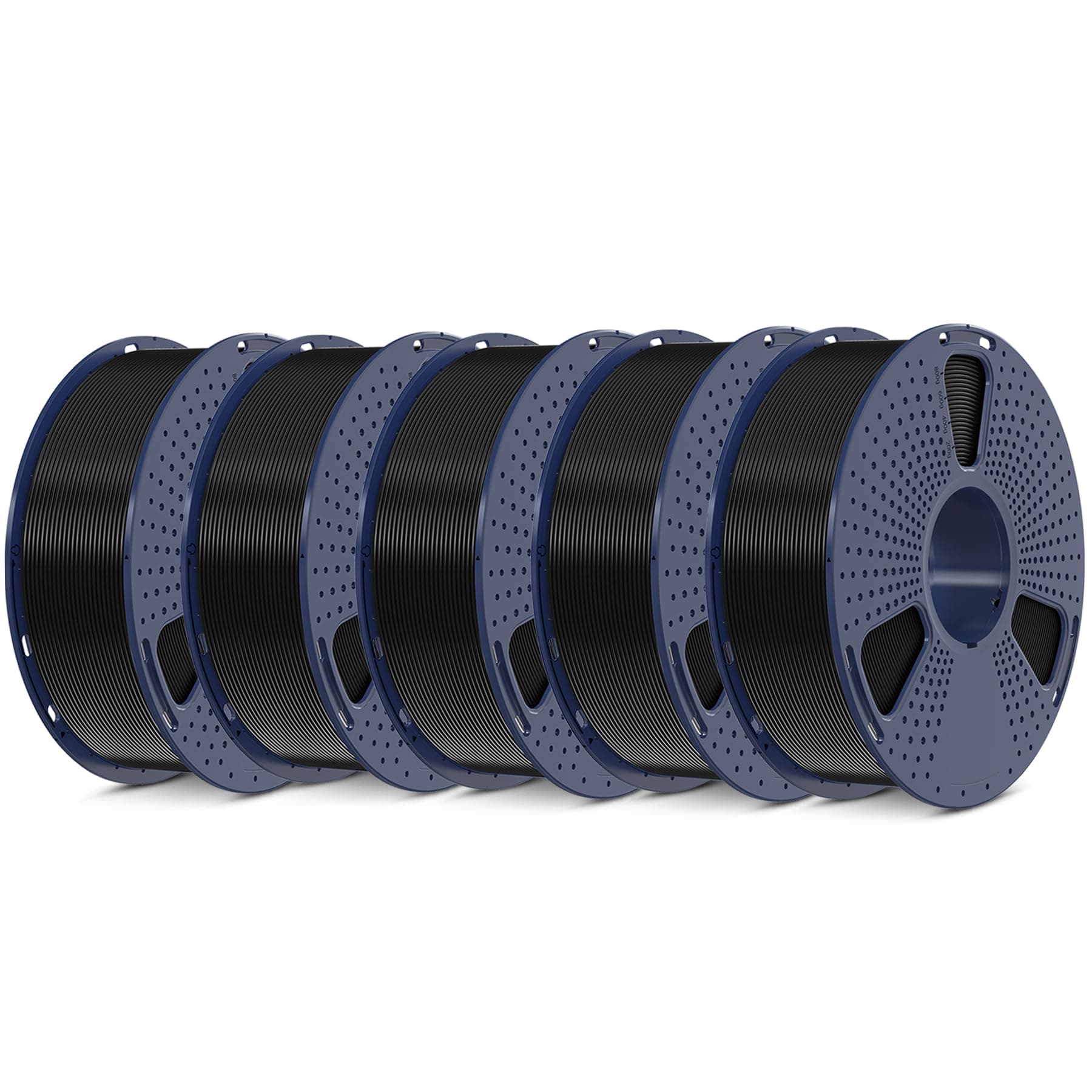 SUNLU 5KG PLA Plus 3D Druckerfilament Schwarz 1kg*5 🖨️🌟