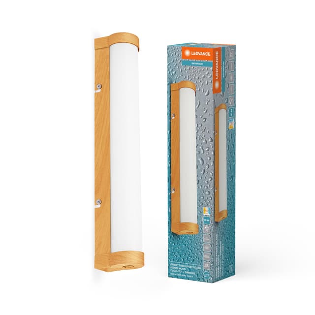 🌟 LEDVANCE ORBIS Tube Spiegel-/Wandleuchte mit LED, 40cm Durchmesser, dimmbar, 3000/4000K, IP44 - Deal!