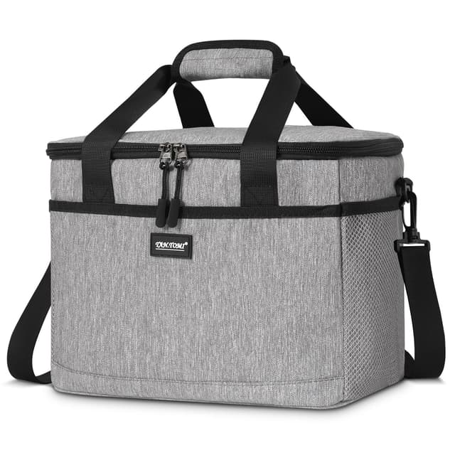 🌟 Super Angebot! CALIYO Kühltasche 15L Faltbar & Tragbar mit Reißverschluss - Lunch Bag für Herren und Damen