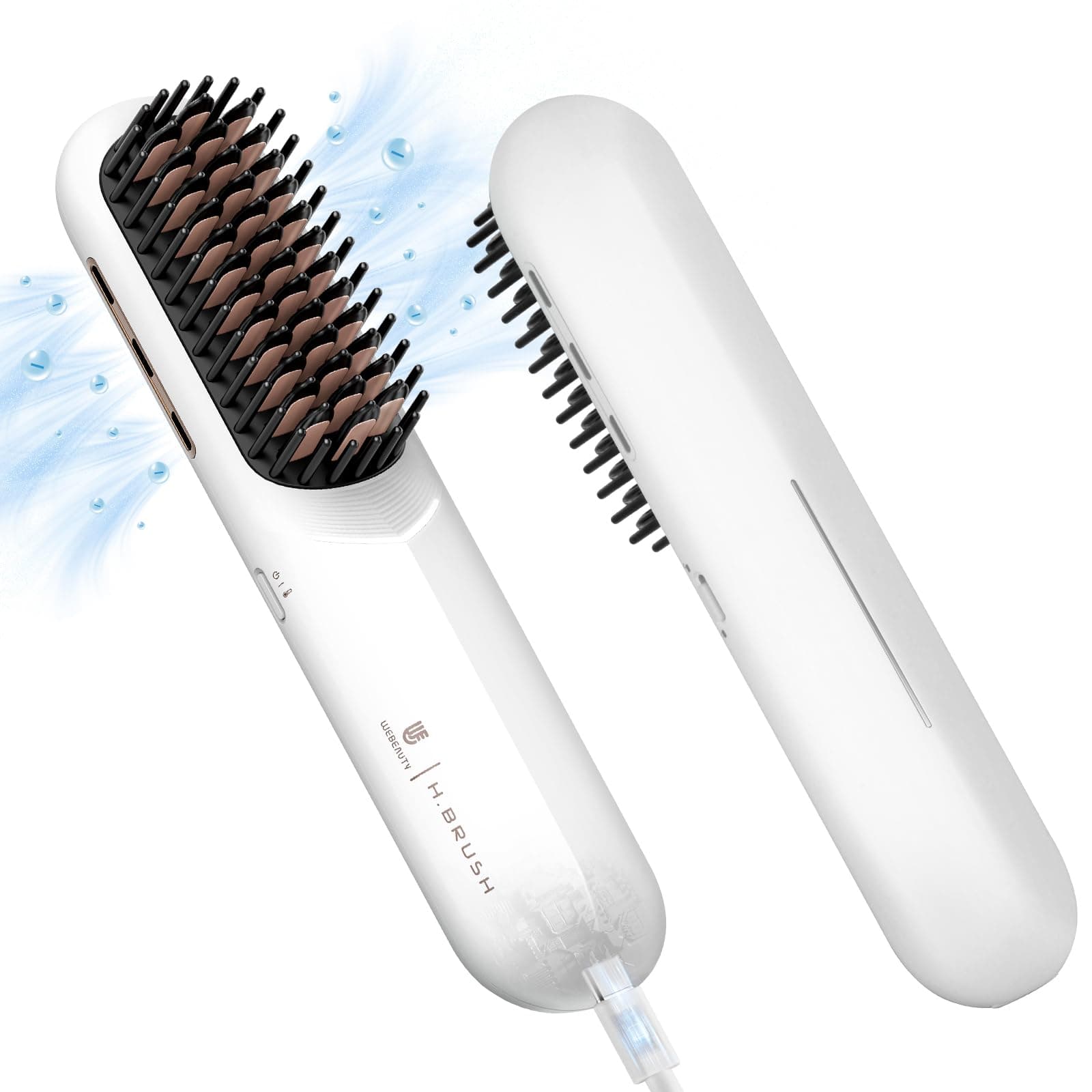 🌟🧴 webeauty Glättbürste Kabellos | 200 Millionen Negative Ionen Glättungsbürste