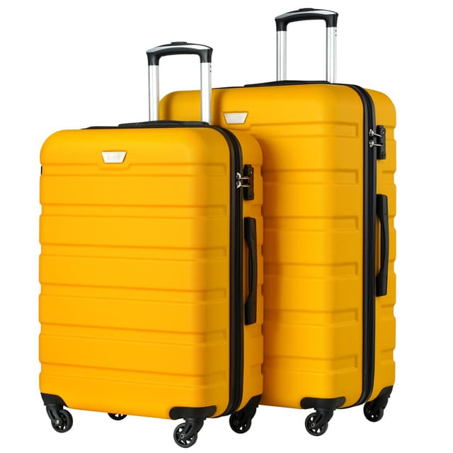 🌟 COOLIFE Premium Koffer Set in Zitronengelb 🌟